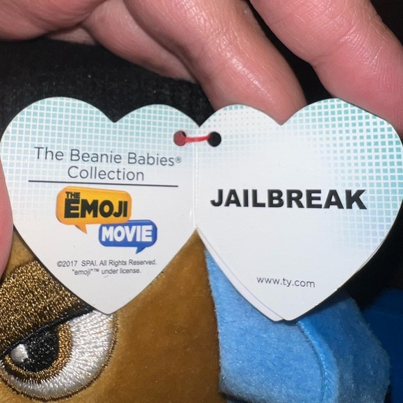 The Emoji Movie “Jailbreak” Ty Stuffed Animal - Picture 5 of 7